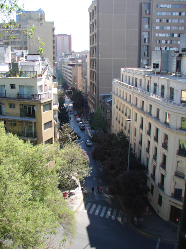 A picture from Santa Lucía in Santiago de Chile.