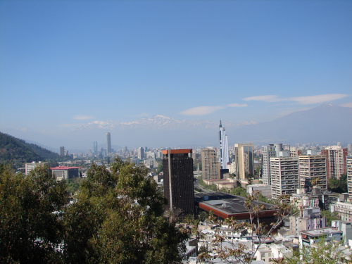 A picture from Santa Lucía in Santiago de Chile.