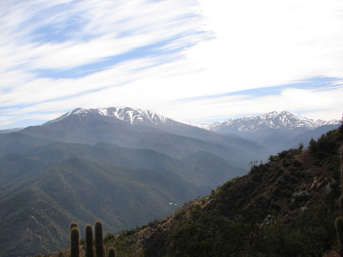 Una foto de Pochoco mientras hacía trekking en Chile.